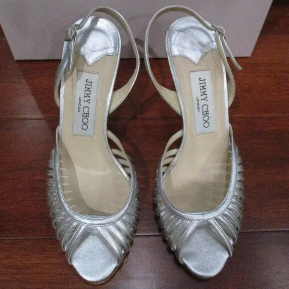 Jimmy Choo Carpretto Slingback Shoes - Picture 10 of 12